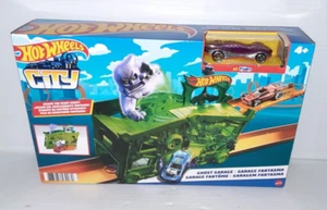 Hot Wheels City Ghost Garage Playset Connects To Other Track Sets NEW - Picture 1 of 4