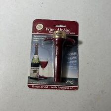Jokari Vacuum Wine Cork Saver Pump RESEAL Bottles