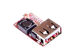Convertitore DC-DC 6V-24V a 5V 3A USB Step-Down Alimentatore Auto Fai da Te Kit - Foto 1 di 1