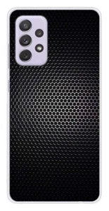 Coque en silicone imprimée compatible Samsung Galaxy A52 Dark Metal - Photo 1 sur 3