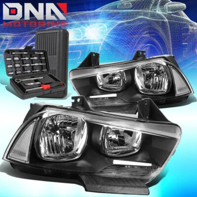 PARA 2011-2014 CARREGADOR DODGE ESTILO LX OE PRETO CLARO LÂMPADAS LATERAIS + FERRAMENTAS - Imagem 1 de 4