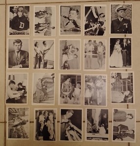 John F Kennedy Series Part Set Of 62 Cards Rosan Printing Corp