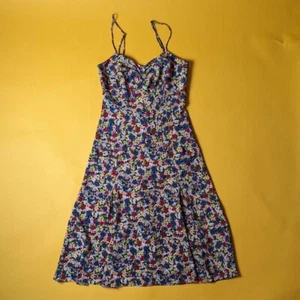 Vintage Floral Multi Color Spring Summer Wedding Guest Beautiful Women's - Picture 1 of 5