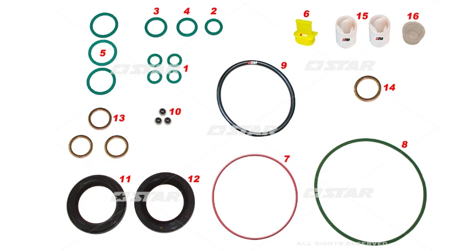 CP3 - 70 Sprinter High Pressure Diesel Pump Repair Kit for MERCEDES C & E Class - Image 1 of 1