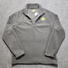 Bass Pro Shops Embroidered Dark Gray Fleece Jacket 1/4 Zip Men's  New With Tags