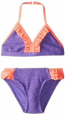 Jantzen Little Girls' Crochet Ruffle Bikini - Image 1 of 4