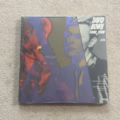 DAVID BOWIE SOUND + VISION - NEW 6 CLEAR LP VINYL RECORD BOX SET SEALED - RYKO  - Image 1 of 4