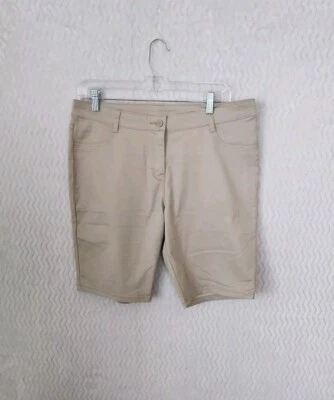 Pantalones Cortos Nautica Uniforme Niña Talla 14 Beige 34 Cintura 9" Entrepierna  Foto 1 de 4