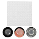  100 Pcs Round Clear Adhesive Bumpers Cabinet Stoppers Anti-collision Particles
