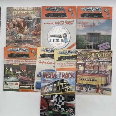 LOT 7 The Lion Roars Lionel Collectors Club Of America Magazine 1995-96 + Xtra Foto 1 de 4