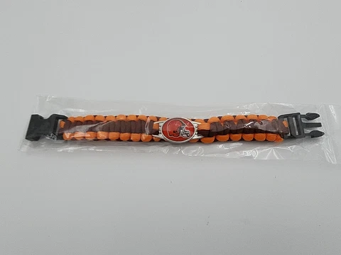 Cleveland Browns Paracord Bracelet 9.5 In Cover