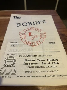 Ilkeston Town v Heanor Town Midlands Counties League Programme Season 1968-1969 - Picture 1 of 1