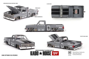 1:64 Chevrolet Silverado KAIDO V2 -- #11 Grey -- KaidoHouse x Mini GT KHMG160 - Picture 1 of 1