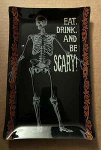 Eat, Drink, and Be Scary Glass Tray 11'x7.5'  - Picture 1 of 3