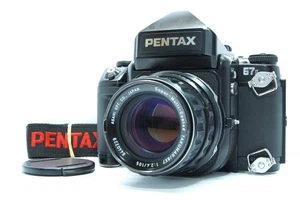 [Fast neuwertig] Pentax 67ii analoge Kamera Gehäuse AE Sucher SMC T105mm f/2.4 aus Japan - Bild 1 von 24