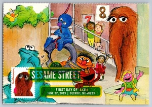 #5394l Sesame Street Snuffeupagus FDC Maxi Card w/DCP Cancel - Picture 1 of 2
