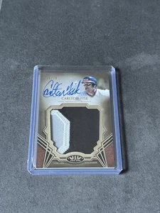 Carlton Fisk 2019 Topps Tier One Prodigious Patch Auto Autograph 10/10 - Picture 1 of 2