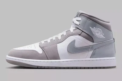 Nike Air Jordan 1 Mid SE Blanco Medio Gris Fresco HF3216-100 Para hombres Talla 12 Foto 1 de 4