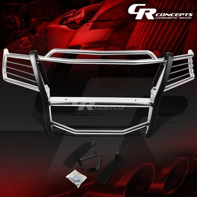 KIT PROTECTOR REJILLA/PARRILLA PARACHOQUES DELANTERO ACERO INOXIDABLE CROMADO PARA FORD F-150 2004-2008 Foto 1 de 4