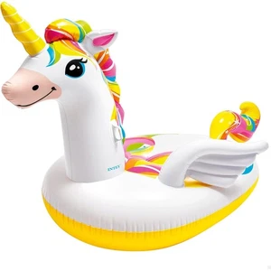 Intex 57291EU - Mega Unicorn Island XXL Schwimmtier 287x193x165cm Pool Unicorn - Picture 1 of 4
