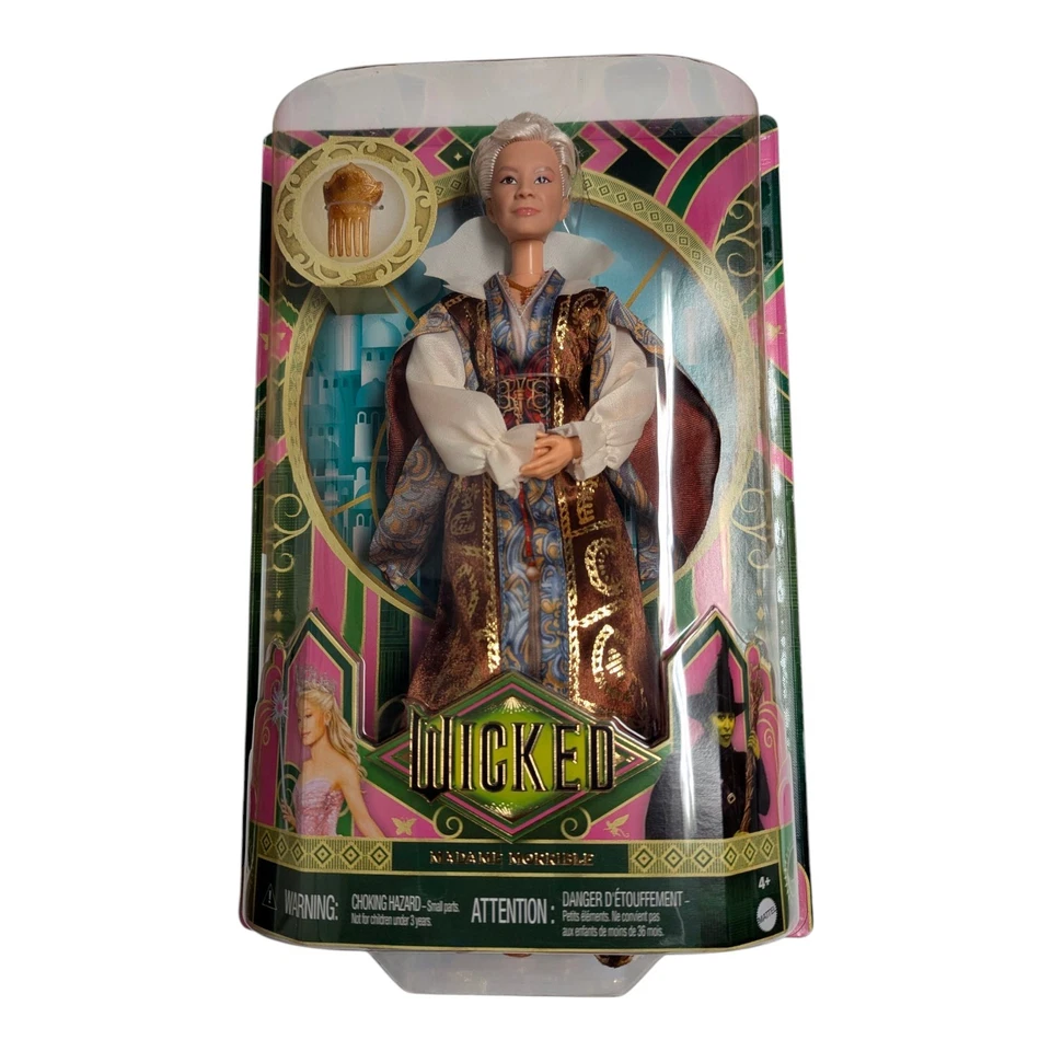 Mattel Wicked Movie Madame Morrible Shiz University Doll W/ Hair Comb