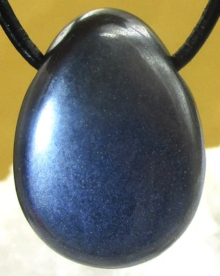 HÄMATIT TROPFEN  Trommelstein    gebohrt    EDELSTEIN  ANHÄNGER     Nr.7 - Bild 1 von 2