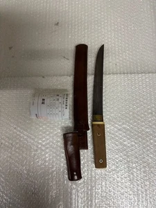Tanto 短刀 „ Mumei “ 無銘 Japanisches Echt Schwert 21,5 cm Shirasaya 白鞘 Antik Samurai - Bild 1 von 24