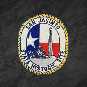 San Jacinto State Historic Site Patch Texas Historical Park Souvenir Embroidered - Picture 1 of 5