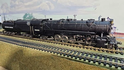 LOCOMOTORA DE VAPOR ESCALA HO RIVAROSSI S-1 2-10-2 B&O BALTIMORE & OHIO #6206 NUEVA* Foto 1 de 4