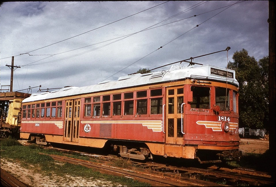 Carro eléctrico PE Pacific 1814 Los Angeles, CA diapositiva duplicada Foto 1 de 1