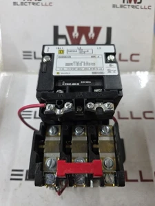 Square D 8536SB02S 5 PS 600 V Serie A NEMA Größe 0 Motorstarter 24 V Spule - Bild 1 von 3