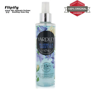 Yardley Bluebell & Sweet Pea Perfume 6.8 oz Moisturizing Body Mist for Women