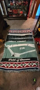 Manta de tiro de campo de béisbol Field of Dreams punta de aguja - Imagen 1 de 17
