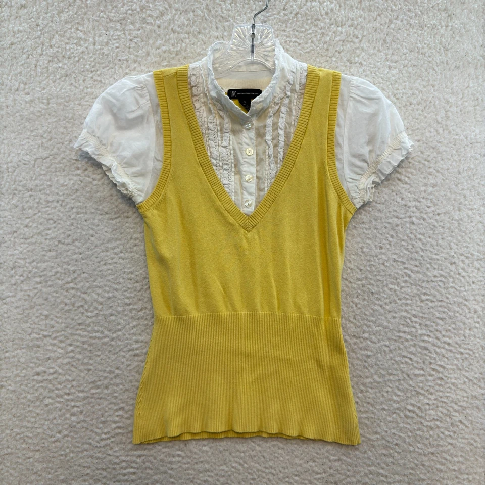 Blusa Top Y2K Vintage Pequeña Penny Big Bang Theory Cheesecake Uniforme de Fábrica Foto 1 de 4