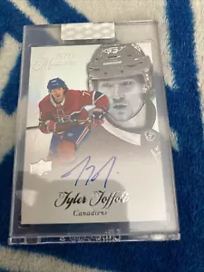 Memorias de la NHL 2020-21 Upper Deck Clear Cut #MTT Tyler Toffoli H17R1D - Imagen 1 de 2