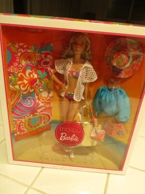 2012 TRINA TURK Malibu Barbie doll Gold Label Mattel X8259 New In Box NRFB - Image 1 of 4