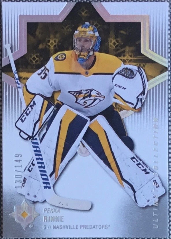 2018-19 Upper Deck Ultimate Collection #19 Pekka Rinne #d /149 RARE! - Image 1 of 2