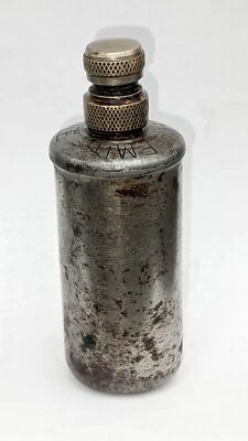 Ancienne Pompe A Graisse Huileur Burette Tecalmit Télescopique - Photo 1/4