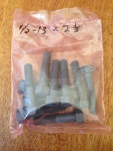 1/2-13 x 2 1/2 Hex Head Plastic Bolts - Picture 1 of 1