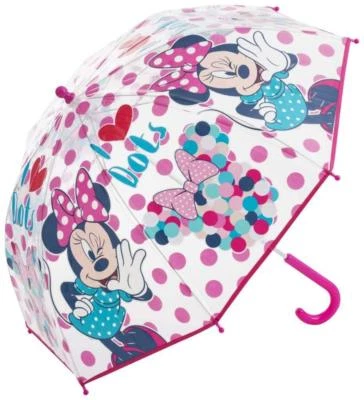 Paraguas de burbuja transparente de Disney Minnie Mouse  Foto 1 de 2