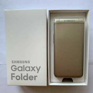 New Original Unlocked Samsung Galaxy Folder G1600 Dual SIM LTE Flip SmartPhone - Picture 1 of 11