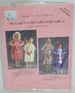 Vintage Fancy & Fashions Sugar Plum Cape for Girls sz 2-12 - NEW - Bild 1 von 2