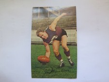 1965 MOBIL VFL FOOTY PHOTO CARD JOHN NEWNHAM FITZROY LIONS FOOTBALL CLUB    