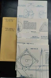Vtg Modern Handcraft Pattern Sheet #20 21 24 25 26 27 Uncut/Unused In Envelope - Picture 1 of 1
