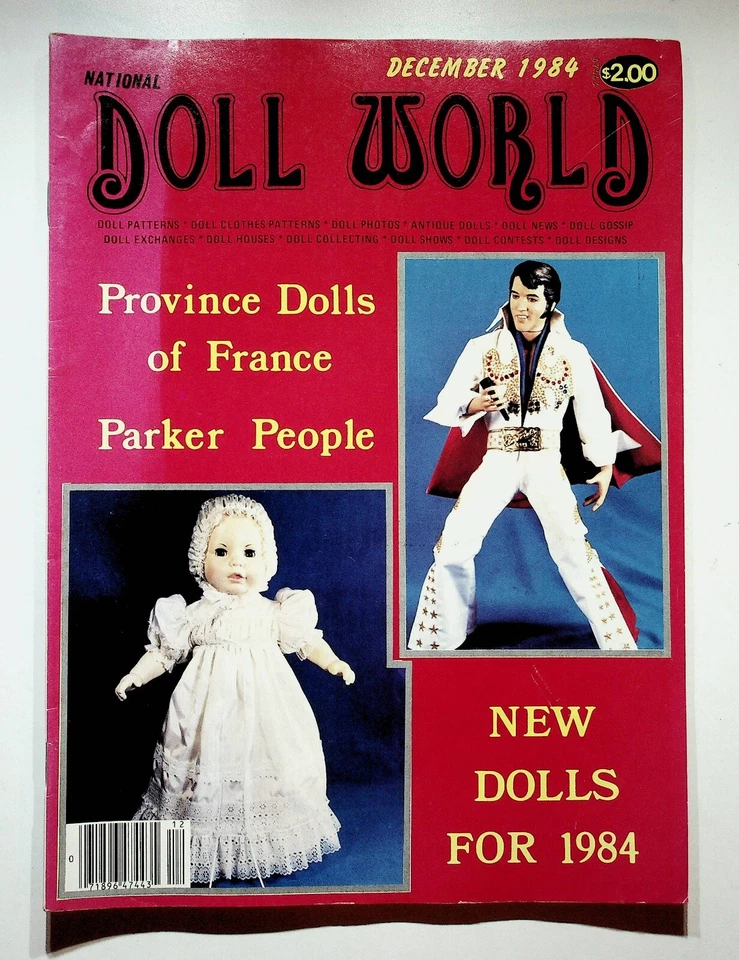1984 Декабрь National Doll World Magazine Cabbage Patch Parker People Франция - Изображение 1 из 4