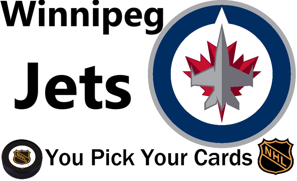 You Pick Your Cards - Winnipeg Jets Team - NHL Hockey Card Selection - Image 1 of 1