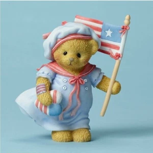 NEW Cherished Teddies RARE Bettie You're A Star Spangled Beauty 4051519 ~ 2015 - Picture 1 of 5