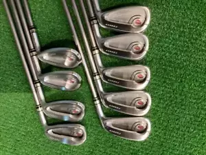2018 PRGR EGG PF 5~SW 9pc carbon R-flex Iron Set Golf Clubs R631 - Picture 1 of 6