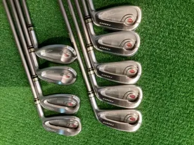 2018 PRGR EGG PF 5~SW 9pc carbon R-flex Iron Set Golf Clubs R631 - Image 1 of 4