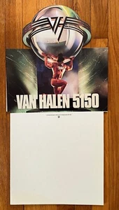 Van Halen - 5150 RARE vintage promo carboard LP bin card '86 - Picture 1 of 2
